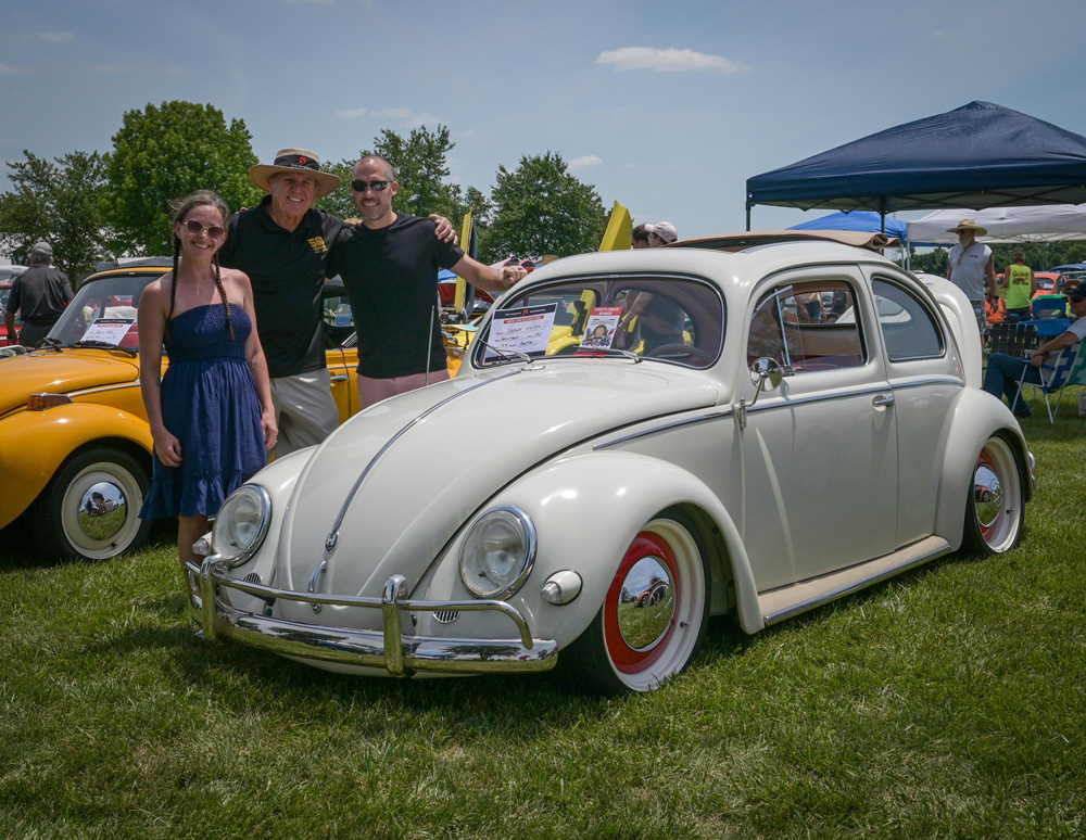 Standard Beetle won first prize at the event