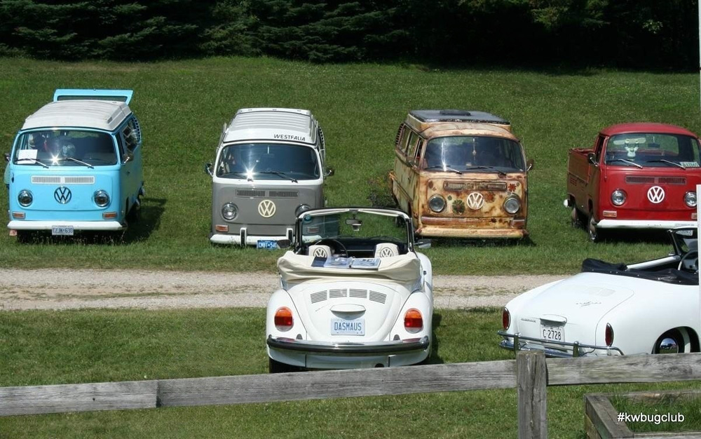 VW Super Beetle Convertible was an eye catcher